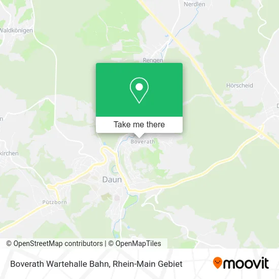 Карта Boverath Wartehalle Bahn