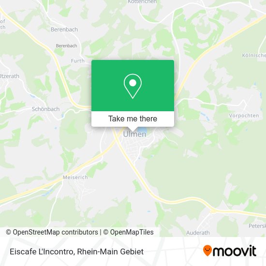 Карта Eiscafe L'Incontro