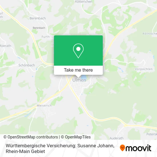 Карта Württembergische Versicherung: Susanne Johann