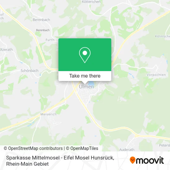 Карта Sparkasse Mittelmosel - Eifel Mosel Hunsrück