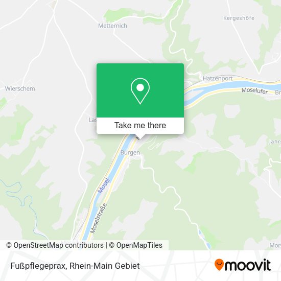 Карта Fußpflegeprax