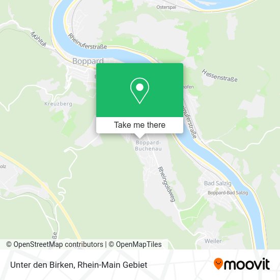 Карта Unter den Birken
