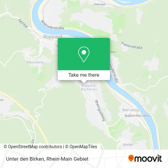 Карта Unter den Birken
