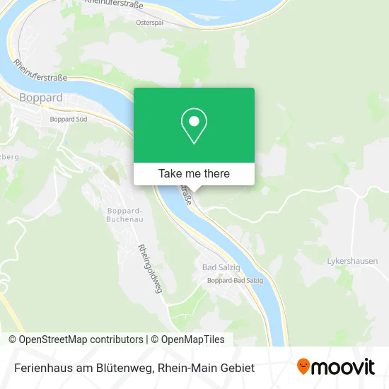 Карта Ferienhaus am Blütenweg