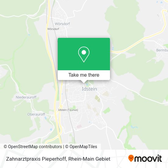 Карта Zahnarztpraxis Pieperhoff