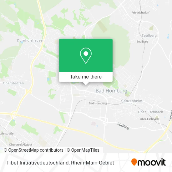 Карта Tibet Initiativedeutschland