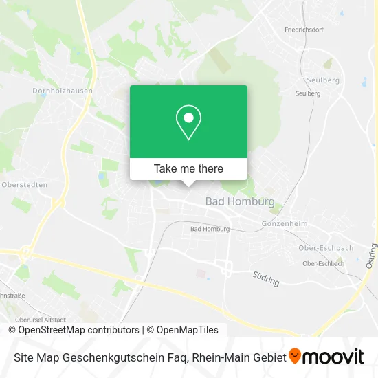 Карта Site Map Geschenkgutschein Faq