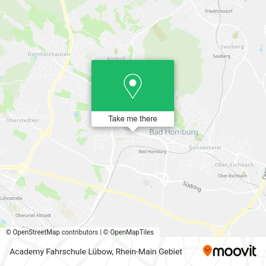 Карта Academy Fahrschule Lübow