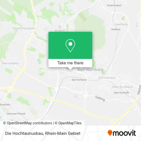 Карта Die Hochtaunusbau