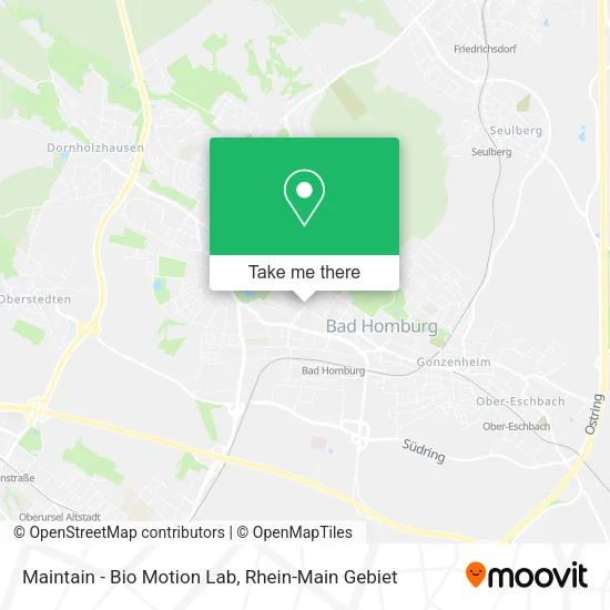 Карта Maintain - Bio Motion Lab