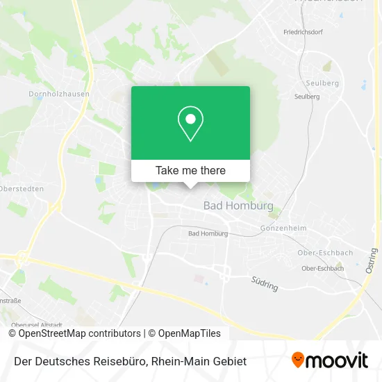 Карта Der Deutsches Reisebüro