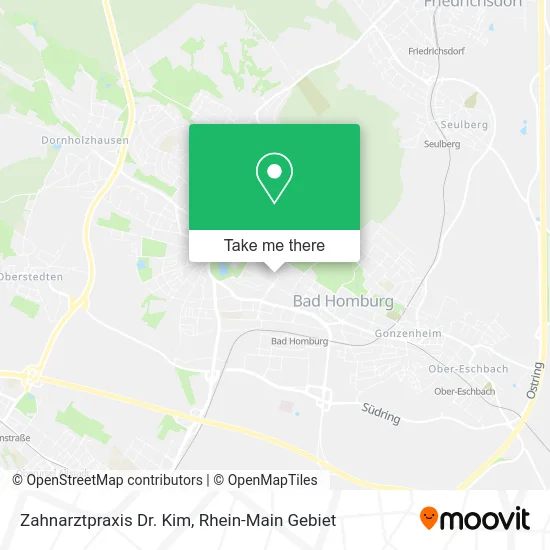 Карта Zahnarztpraxis Dr. Kim