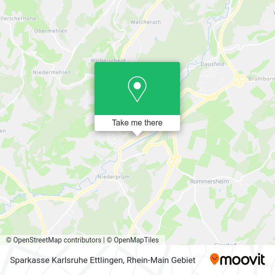 Карта Sparkasse Karlsruhe Ettlingen