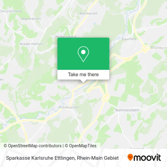 Карта Sparkasse Karlsruhe Ettlingen