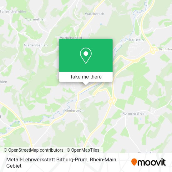 Карта Metall-Lehrwerkstatt Bitburg-Prüm