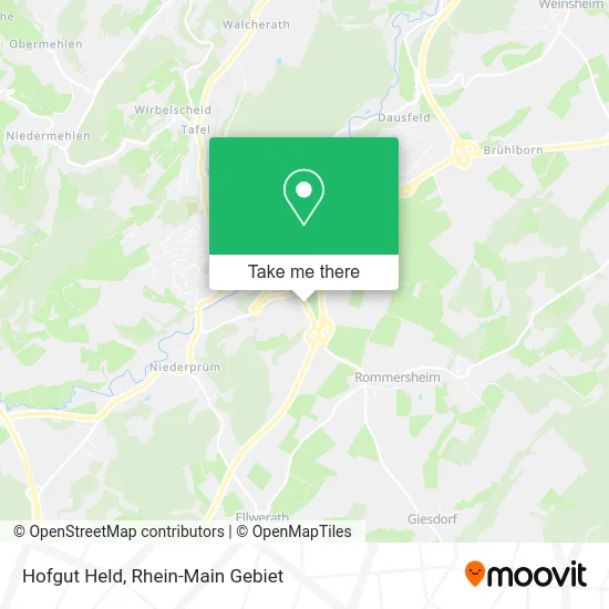Карта Hofgut Held