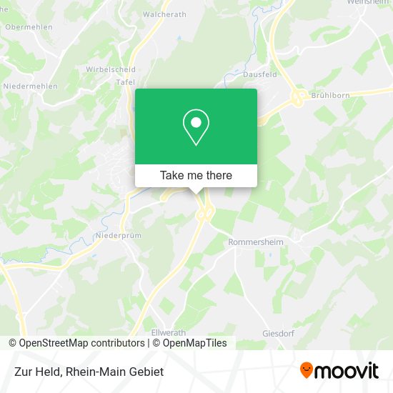 Карта Zur Held