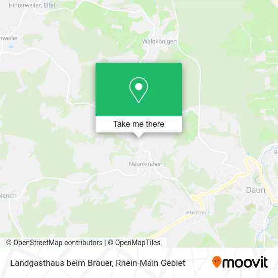 Карта Landgasthaus beim Brauer