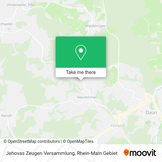 Карта Jehovas Zeugen Versammlung