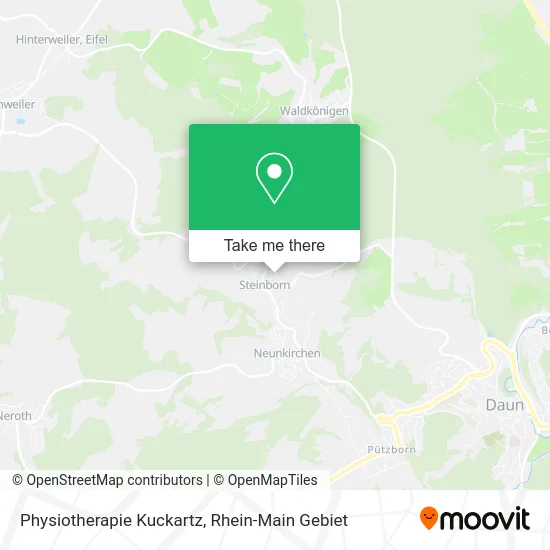 Карта Physiotherapie Kuckartz