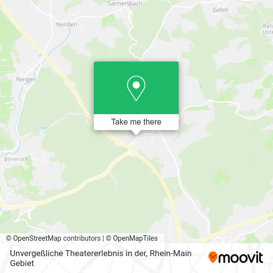 Карта Unvergeßliche Theatererlebnis in der