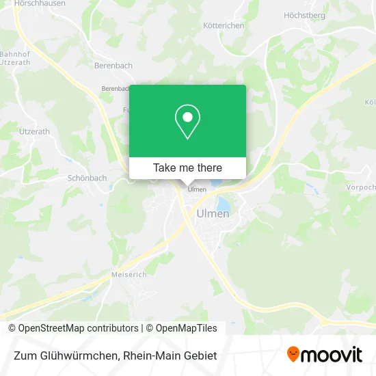 Карта Zum Glühwürmchen