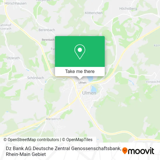 Карта Dz Bank AG Deutsche Zentral Genossenschaftsbank