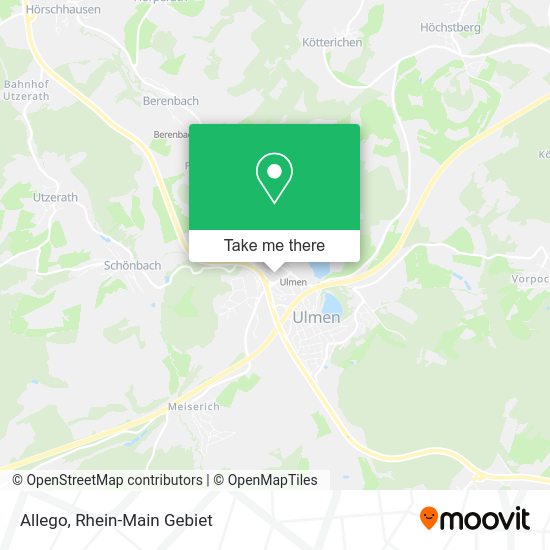 Карта Allego