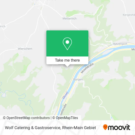 Карта Wolf Catering & Gastroservice
