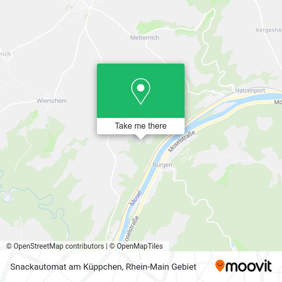 Карта Snackautomat am Küppchen