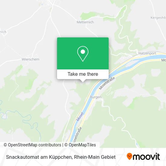 Карта Snackautomat am Küppchen