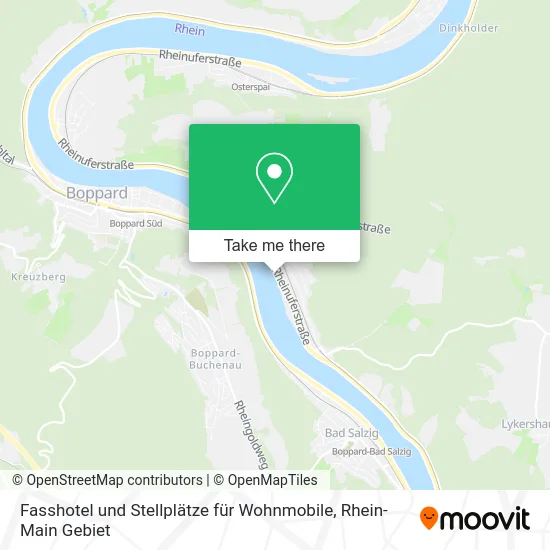 Карта Fasshotel und Stellplätze für Wohnmobile