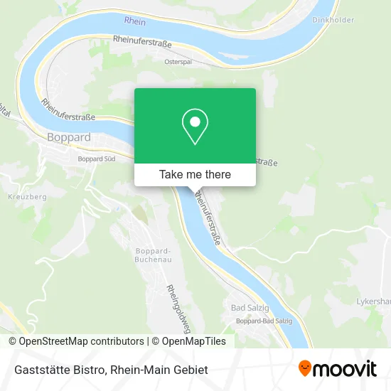 Карта Gaststätte Bistro