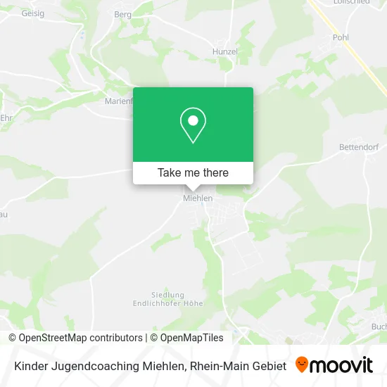 Карта Kinder Jugendcoaching Miehlen