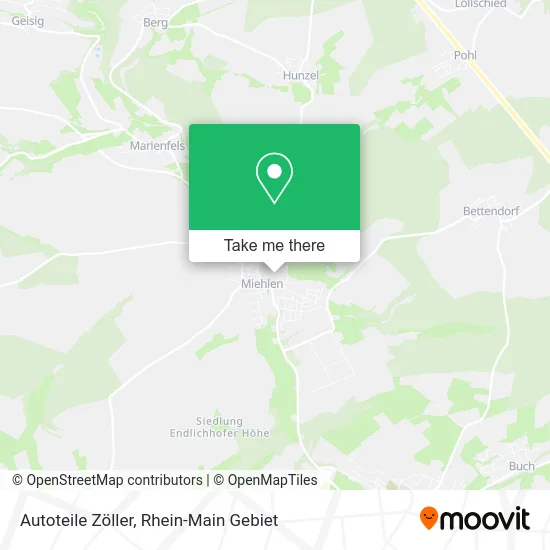Карта Autoteile Zöller