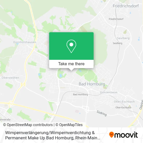 Wimpernverlängerung / Wimpernverdichtung & Permanent Make Up Bad Homburg map