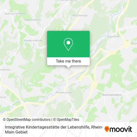 Карта Integrative Kindertagesstätte der Lebenshilfe