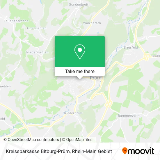 Карта Kreissparkasse Bitburg-Prüm