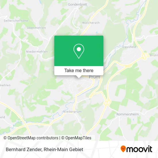 Карта Bernhard Zender