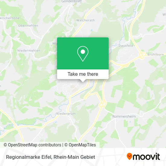 Карта Regionalmarke Eifel