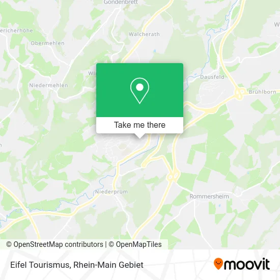 Карта Eifel Tourismus