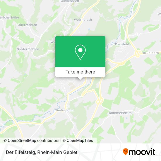 Карта Der Eifelsteig