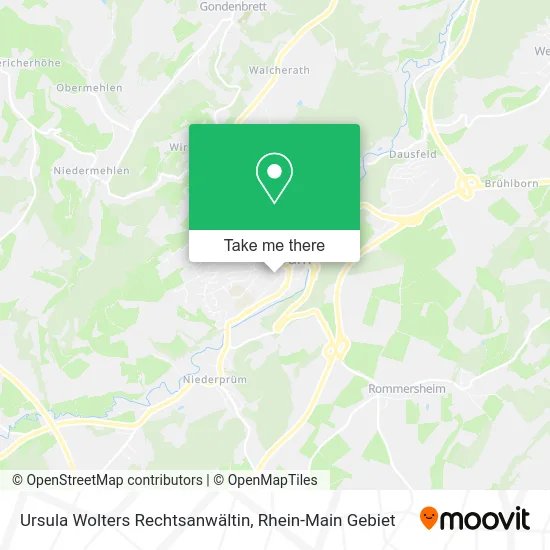 Карта Ursula Wolters Rechtsanwältin