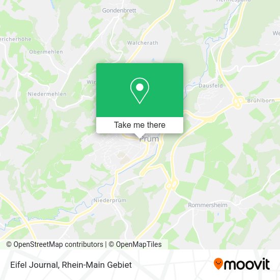 Карта Eifel Journal