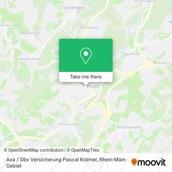 Карта Axa / Dbv Versicherung Pascal Krämer