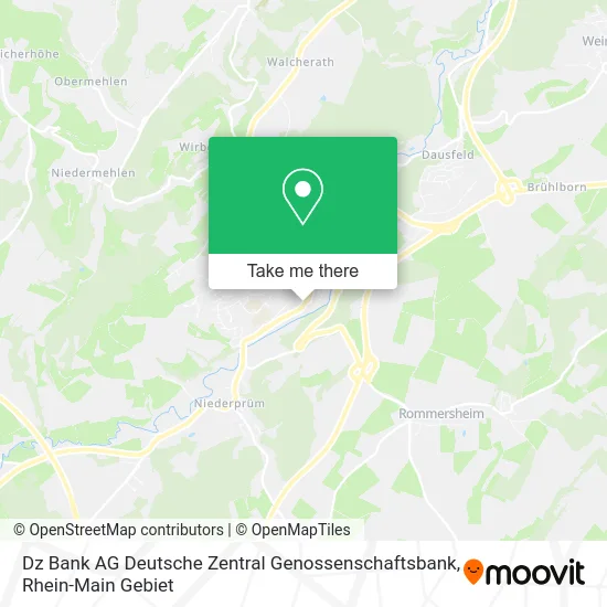 Карта Dz Bank AG Deutsche Zentral Genossenschaftsbank