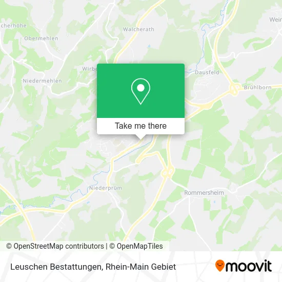 Карта Leuschen Bestattungen