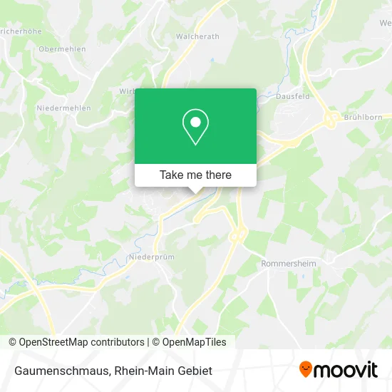 Карта Gaumenschmaus