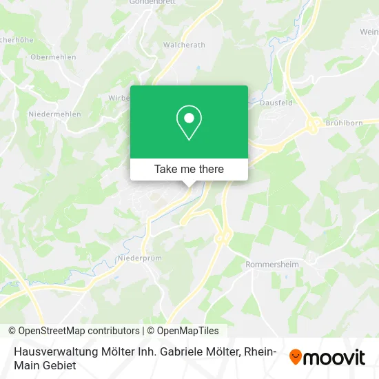 Карта Hausverwaltung Mölter Inh. Gabriele Mölter