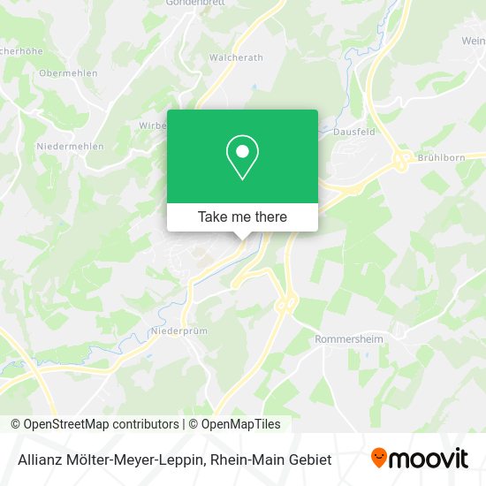 Карта Allianz Mölter-Meyer-Leppin